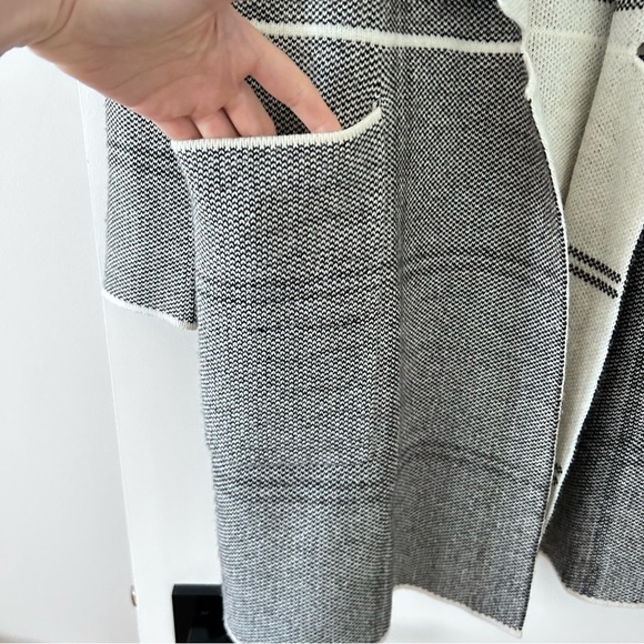 🆕 Soia & Kyo Benela Coatigan Open Front Mid-Thigh Length Cardigan With Lapels - Picture 6 of 9